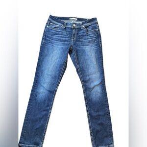 BKE Harper skinny stretch Dark Blue Jeans women’s 29x31.5